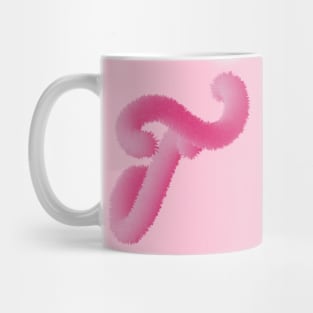 T Pink Animal Initials Mug